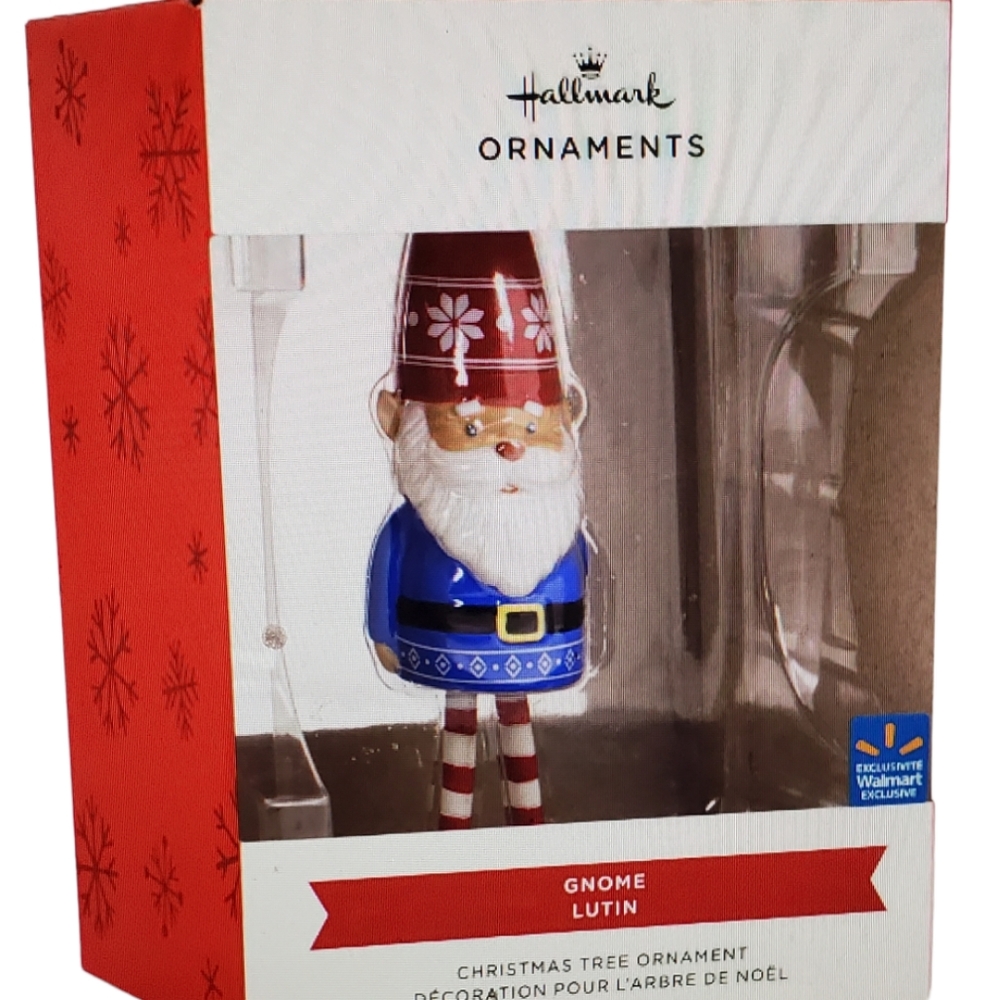 Hallmark Gnome Lutin Christmas Tree Ornament Exclusive New